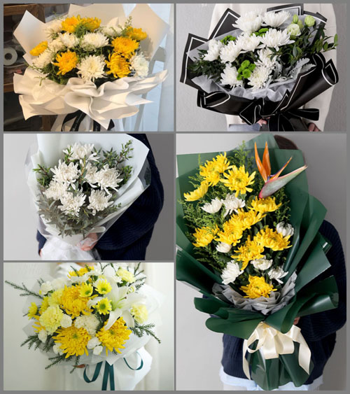 广东揭阳市普宁市大南山街道新村白事花束代送